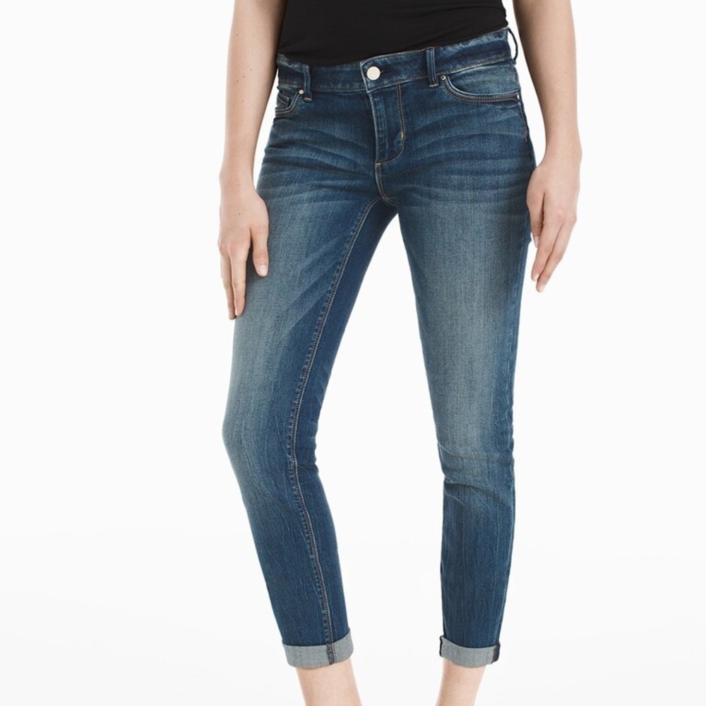 White House Black Market Slim Crop Jeans